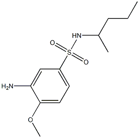 3-amino-4-methoxy-N-(pentan-2-yl)benzene-1-sulfonamide Structure