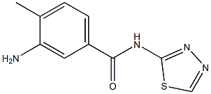 3-amino-4-methyl-N-(1,3,4-thiadiazol-2-yl)benzamide 구조식 이미지