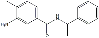 3-amino-4-methyl-N-(1-phenylethyl)benzamide 구조식 이미지