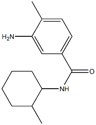 3-amino-4-methyl-N-(2-methylcyclohexyl)benzamide Structure
