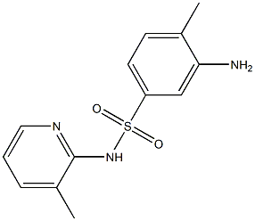 3-amino-4-methyl-N-(3-methylpyridin-2-yl)benzene-1-sulfonamide 구조식 이미지