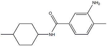 3-amino-4-methyl-N-(4-methylcyclohexyl)benzamide Structure