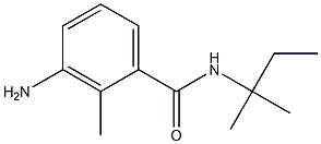 3-amino-N-(1,1-dimethylpropyl)-2-methylbenzamide 구조식 이미지