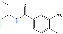 3-amino-N-(1-ethylpropyl)-4-methylbenzamide Structure