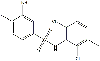 3-amino-N-(2,6-dichloro-3-methylphenyl)-4-methylbenzene-1-sulfonamide Structure