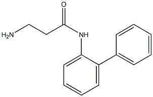 3-amino-N-(2-phenylphenyl)propanamide 구조식 이미지