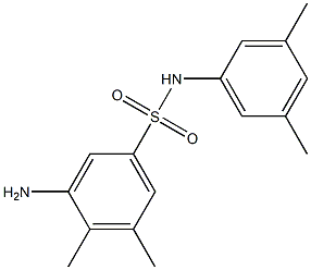 3-amino-N-(3,5-dimethylphenyl)-4,5-dimethylbenzene-1-sulfonamide Structure