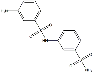 3-amino-N-(3-sulfamoylphenyl)benzene-1-sulfonamide 구조식 이미지