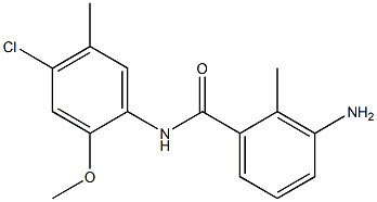 3-amino-N-(4-chloro-2-methoxy-5-methylphenyl)-2-methylbenzamide Structure