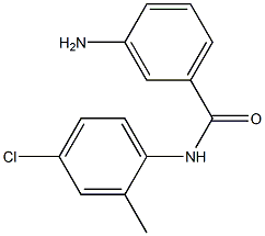 3-amino-N-(4-chloro-2-methylphenyl)benzamide Structure