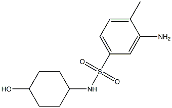 3-amino-N-(4-hydroxycyclohexyl)-4-methylbenzene-1-sulfonamide Structure