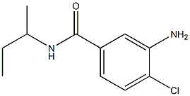 3-amino-N-(sec-butyl)-4-chlorobenzamide 구조식 이미지