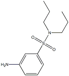 3-amino-N,N-dipropylbenzenesulfonamide Structure