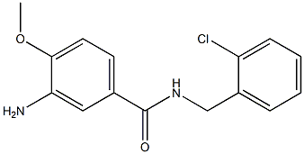 3-amino-N-[(2-chlorophenyl)methyl]-4-methoxybenzamide Structure