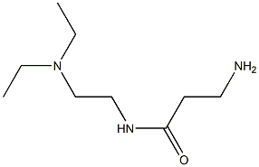 3-amino-N-[2-(diethylamino)ethyl]propanamide 구조식 이미지