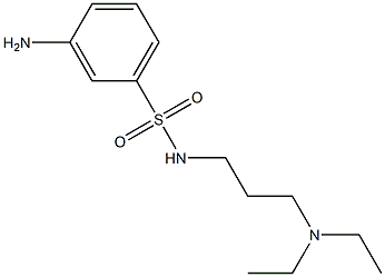 3-amino-N-[3-(diethylamino)propyl]benzenesulfonamide Structure