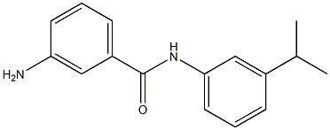 3-amino-N-[3-(propan-2-yl)phenyl]benzamide Structure