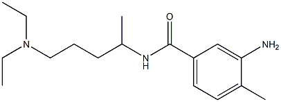 3-amino-N-[5-(diethylamino)pentan-2-yl]-4-methylbenzamide Structure
