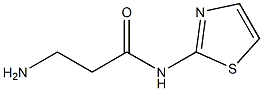 3-amino-N-1,3-thiazol-2-ylpropanamide 구조식 이미지