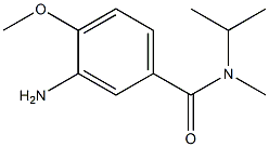 3-amino-N-isopropyl-4-methoxy-N-methylbenzamide Structure