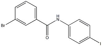 3-bromo-N-(4-iodophenyl)benzamide Structure