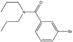 3-bromo-N,N-dipropylbenzamide 구조식 이미지