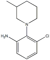 3-chloro-2-(3-methylpiperidin-1-yl)aniline 구조식 이미지