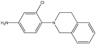 3-chloro-4-(1,2,3,4-tetrahydroisoquinolin-2-yl)aniline Structure