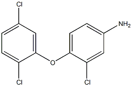 3-chloro-4-(2,5-dichlorophenoxy)aniline 구조식 이미지