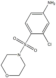 3-chloro-4-(morpholine-4-sulfonyl)aniline 구조식 이미지