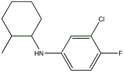 3-chloro-4-fluoro-N-(2-methylcyclohexyl)aniline Structure