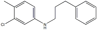 3-chloro-4-methyl-N-(3-phenylpropyl)aniline 구조식 이미지
