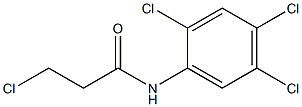 3-chloro-N-(2,4,5-trichlorophenyl)propanamide Structure