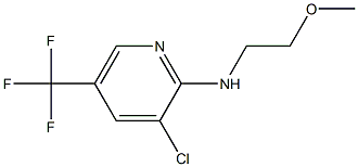 3-chloro-N-(2-methoxyethyl)-5-(trifluoromethyl)pyridin-2-amine Structure