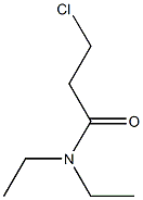 3-chloro-N,N-diethylpropanamide Structure