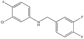3-chloro-N-[(3,4-difluorophenyl)methyl]-4-fluoroaniline 구조식 이미지