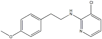 3-chloro-N-[2-(4-methoxyphenyl)ethyl]pyridin-2-amine 구조식 이미지