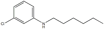 3-chloro-N-hexylaniline 구조식 이미지