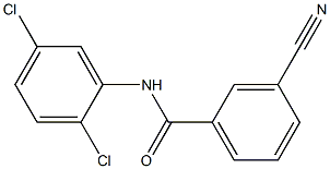 3-cyano-N-(2,5-dichlorophenyl)benzamide Structure