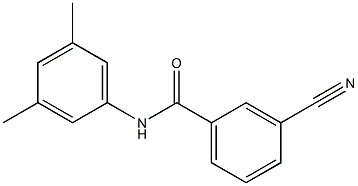 3-cyano-N-(3,5-dimethylphenyl)benzamide Structure