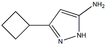 3-cyclobutyl-1H-pyrazol-5-amine Structure