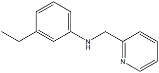 3-ethyl-N-(pyridin-2-ylmethyl)aniline Structure