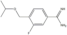 3-fluoro-4-(isopropoxymethyl)benzenecarboximidamide Structure