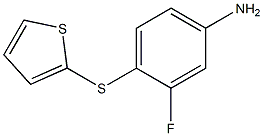 3-fluoro-4-(thiophen-2-ylsulfanyl)aniline 구조식 이미지