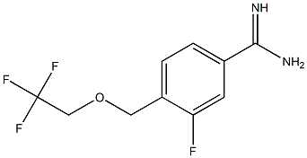 3-fluoro-4-[(2,2,2-trifluoroethoxy)methyl]benzenecarboximidamide 구조식 이미지