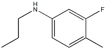 3-fluoro-4-methyl-N-propylaniline Structure