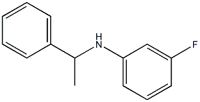 3-fluoro-N-(1-phenylethyl)aniline 구조식 이미지