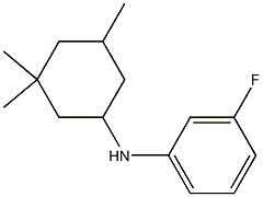 3-fluoro-N-(3,3,5-trimethylcyclohexyl)aniline Structure