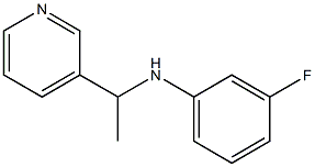 3-fluoro-N-[1-(pyridin-3-yl)ethyl]aniline 구조식 이미지