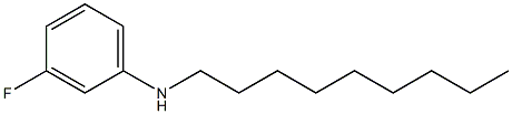 3-fluoro-N-nonylaniline 구조식 이미지